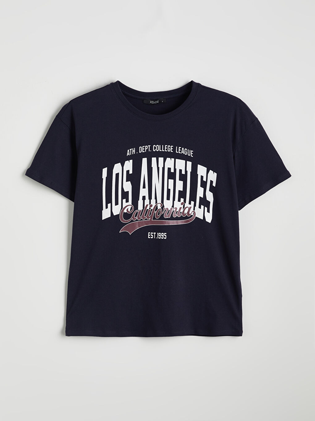 XSIDE Crew Neck Los Angeles Printed Women's T-Shirt -W54631Z8-YFD