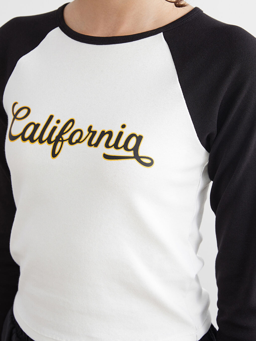XSIDE Crew Neck California Printed Crop -W54637Z8-R9J
