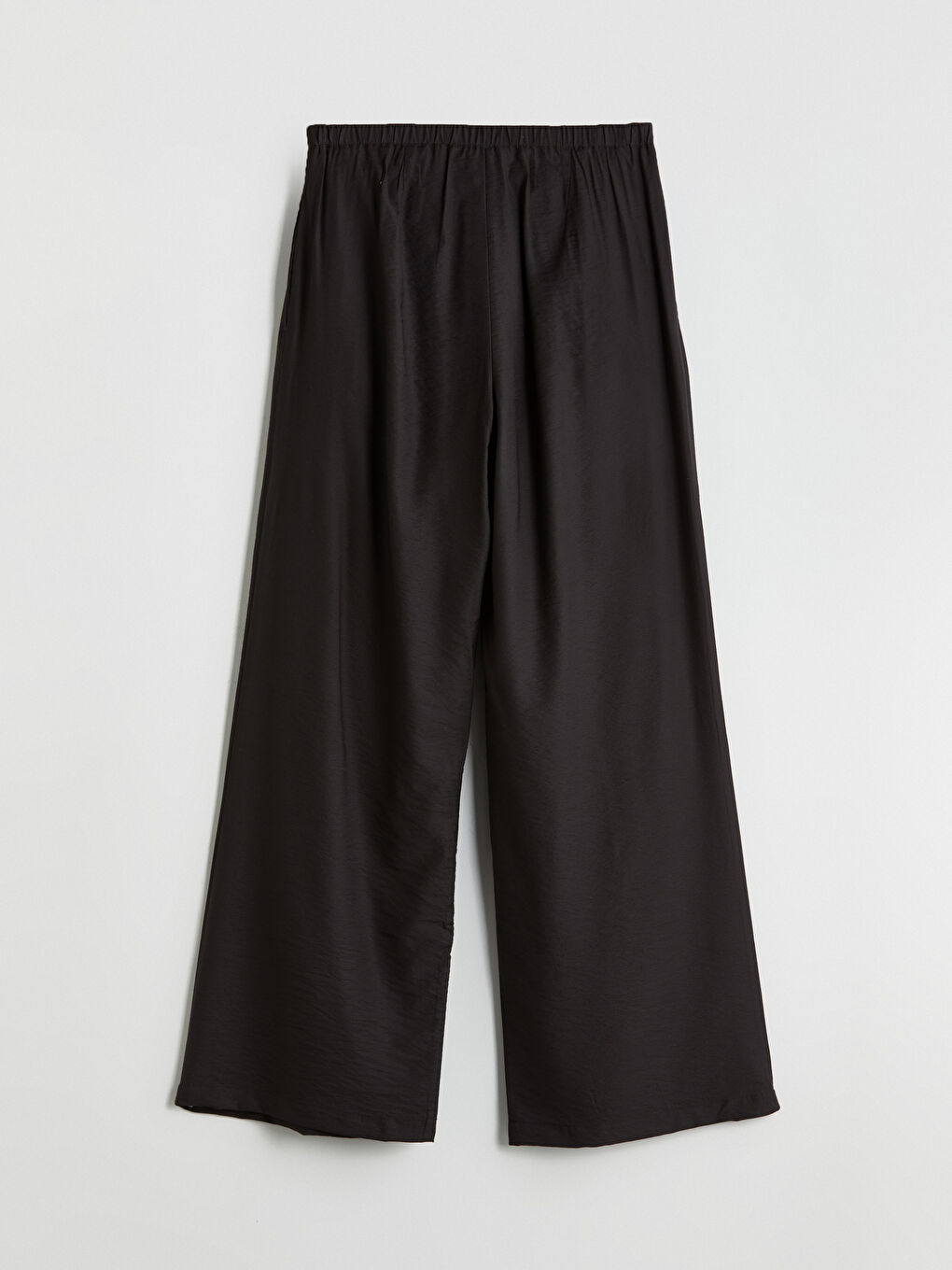 Loose Fit Wide Leg Women's Pleated Trousers-5
