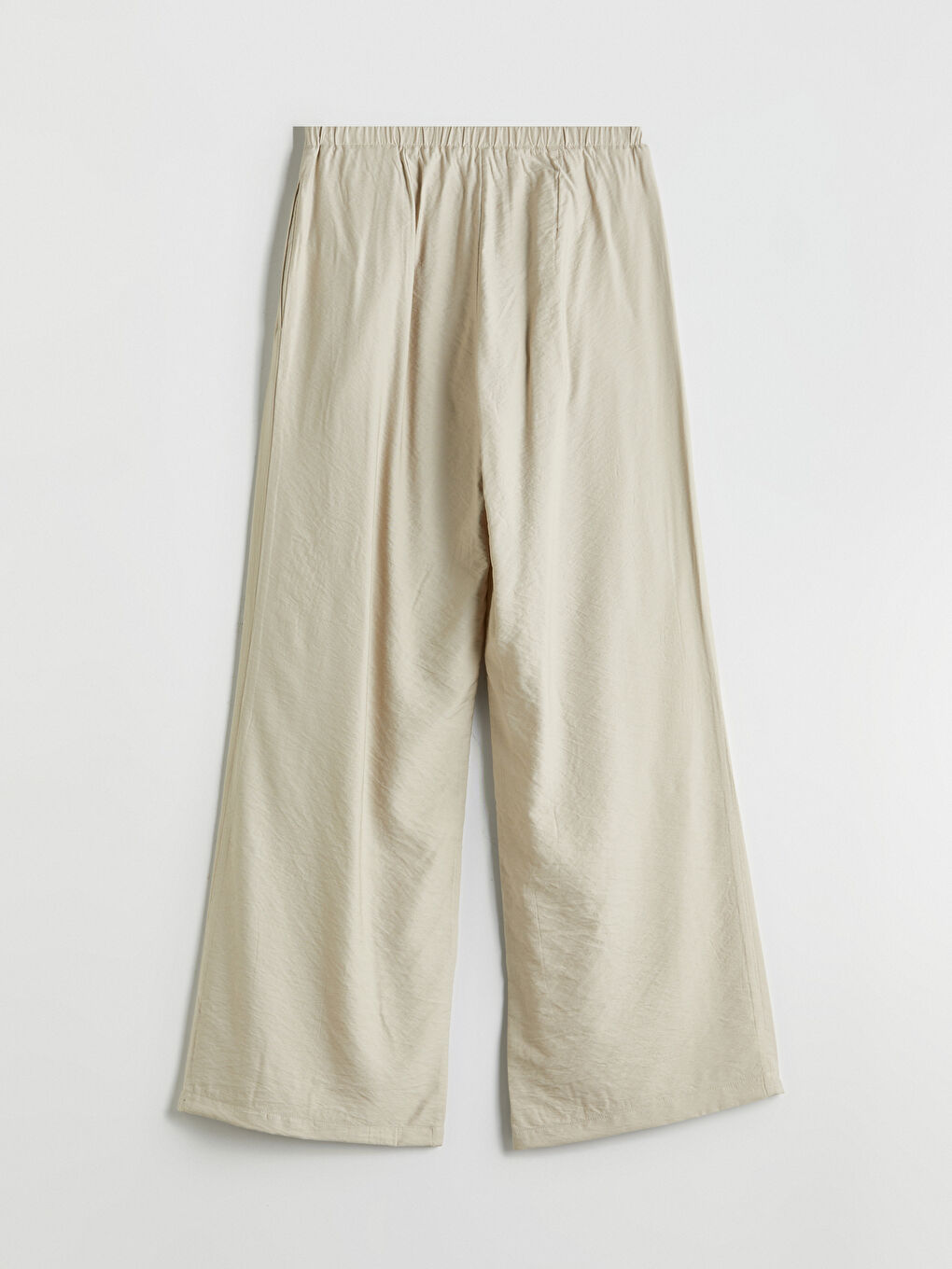 Loose Fit Wide Leg Women's Pleated Trousers-5