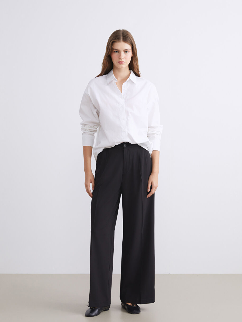 XSIDE Oversize Poplin Women's Shirt -W54677Z8-Q6K