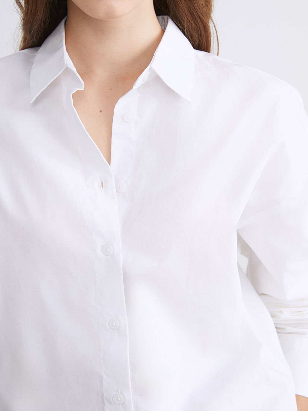 XSIDE Oversize Poplin Women's Shirt -W54677Z8-Q6K