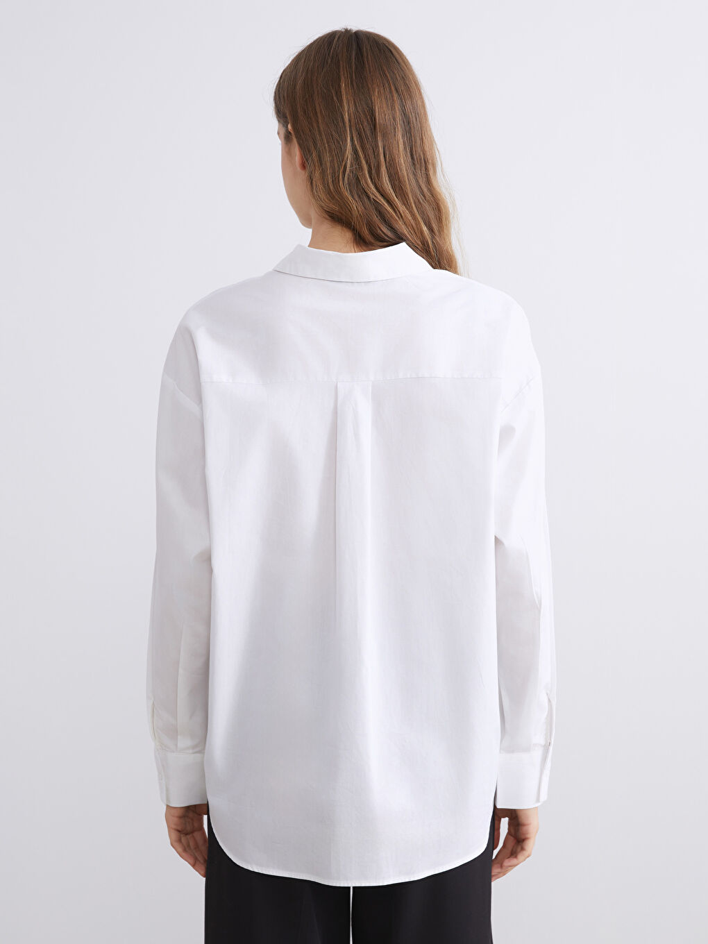XSIDE Oversize Poplin Women's Shirt -W54677Z8-Q6K