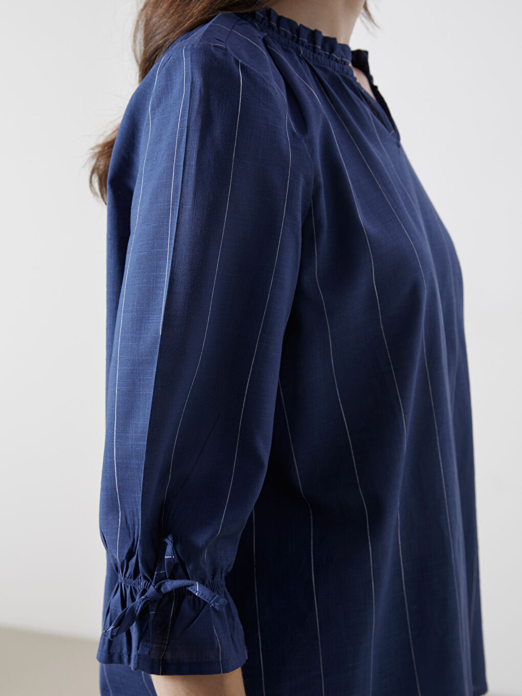 LCW Grace Woman INDIGO Blouse -W54688Z8-LGB