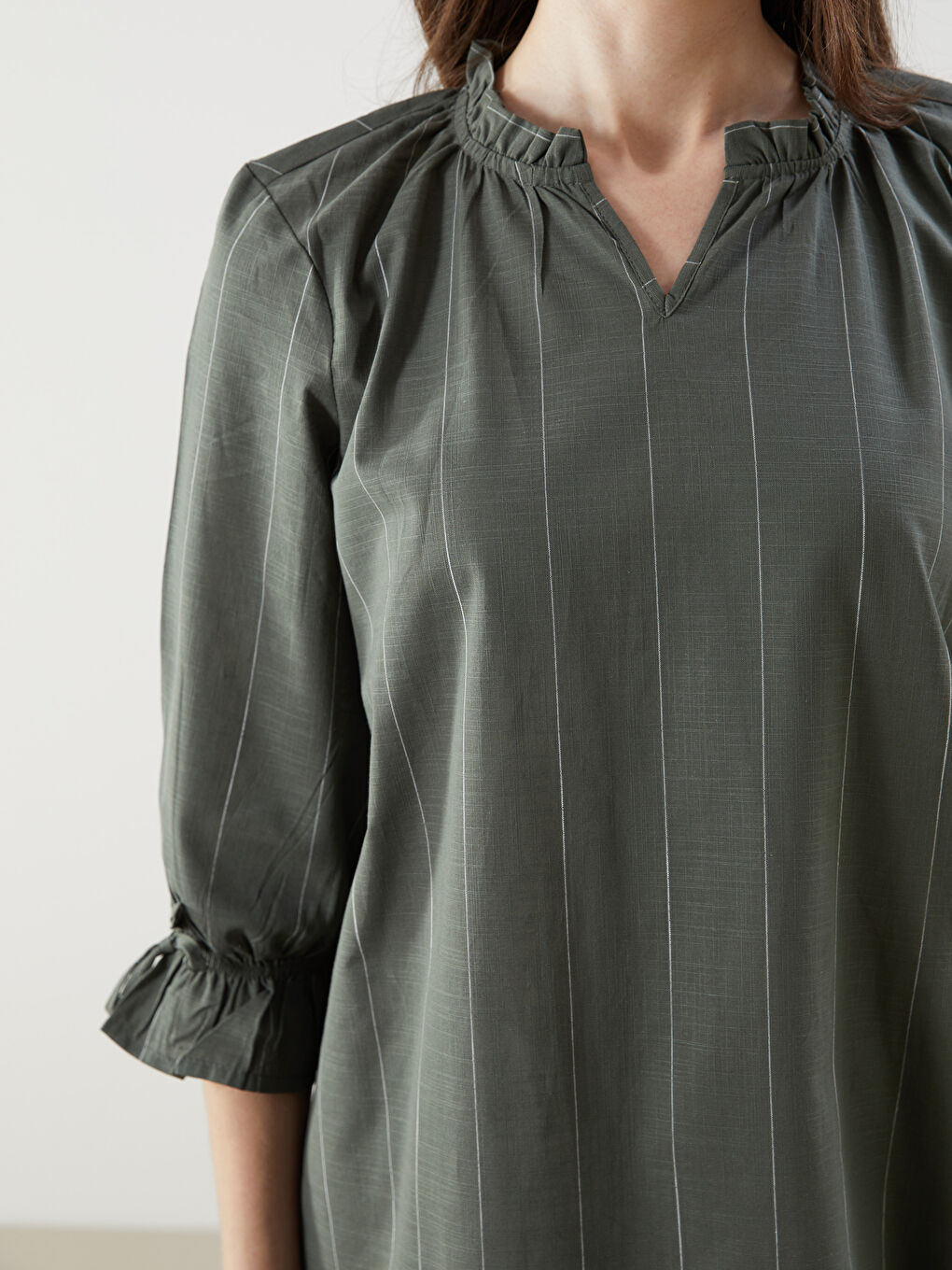 LCW Grace Woman KHAKI Blouse -W54688Z8-LGE