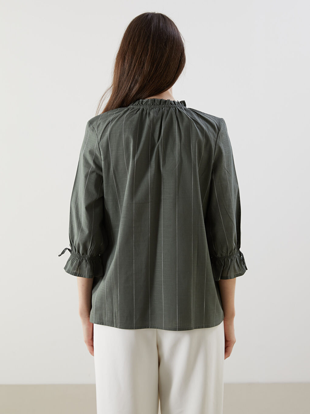 LCW Grace Woman KHAKI Blouse -W54688Z8-LGE