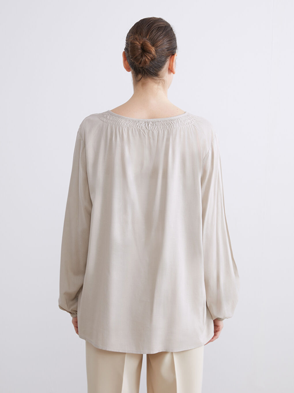 Woman GREY Blouse-3