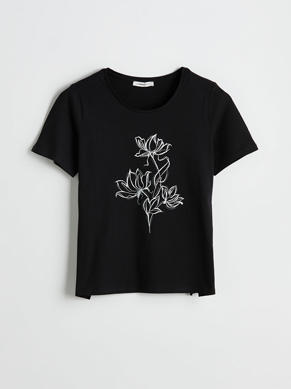 LCW Grace Crew Neck Floral Women's T-Shirt -W54700Z8-CVL