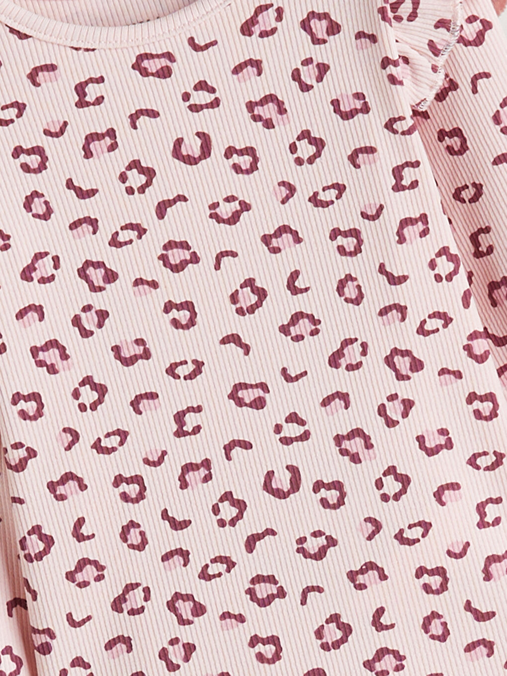 LCW baby Crew Neck Printed Baby Girls' Pyjama Set -W54728Z1-LSZ