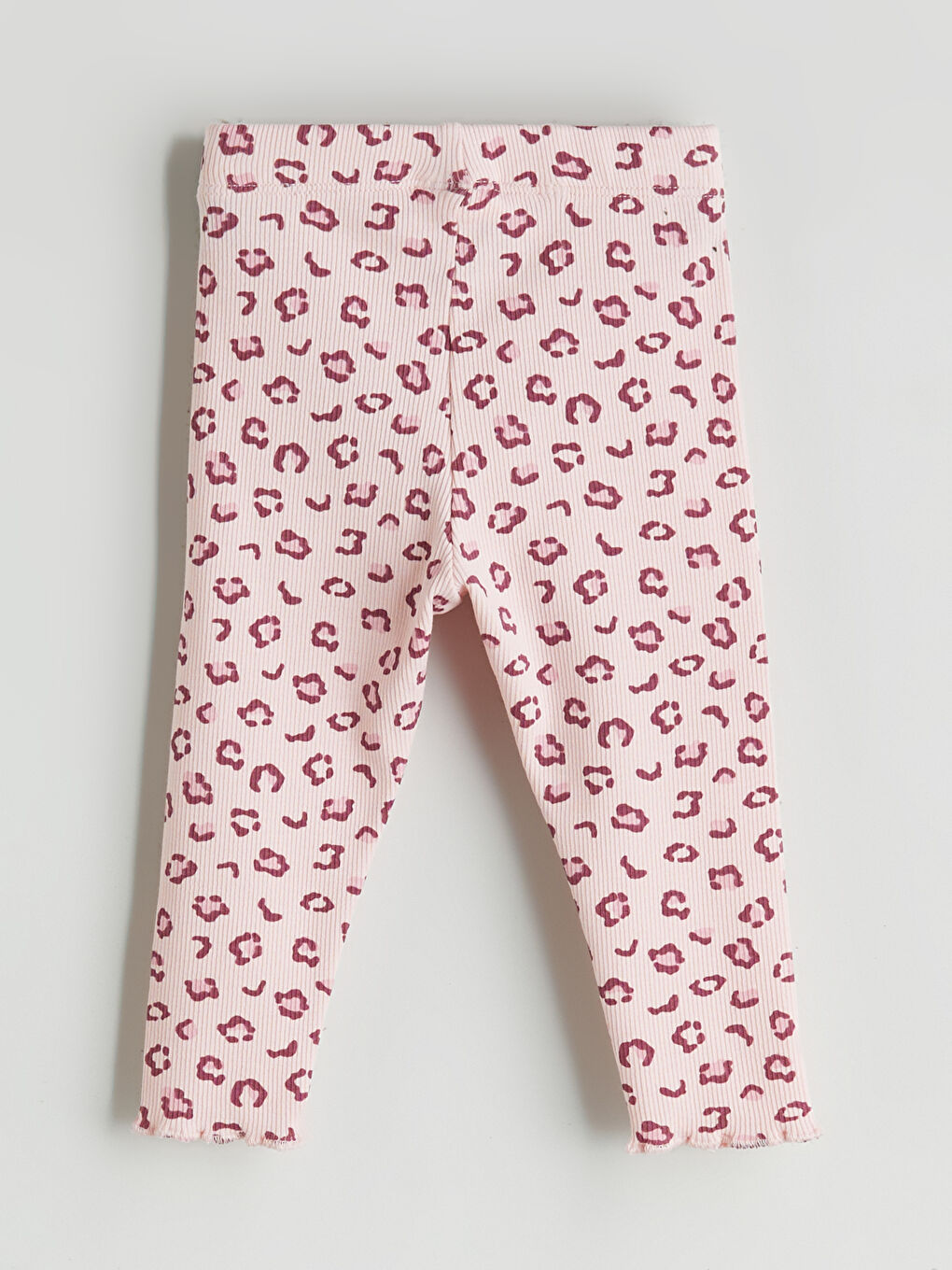 LCW baby Crew Neck Printed Baby Girls' Pyjama Set -W54728Z1-LSZ