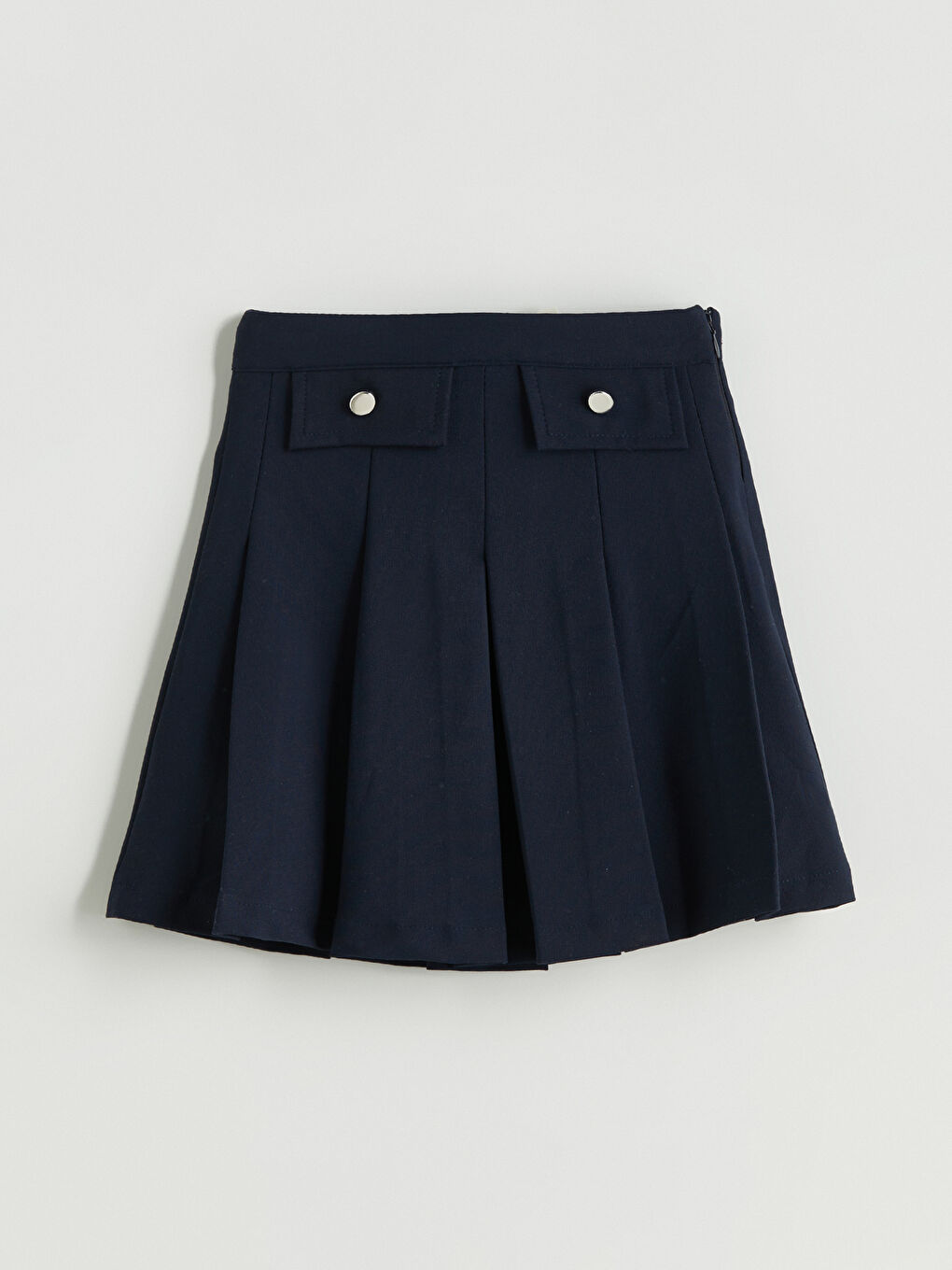 LCW Kids Basic Gabardine Girl Short Skirt -W54729Z4-HRC