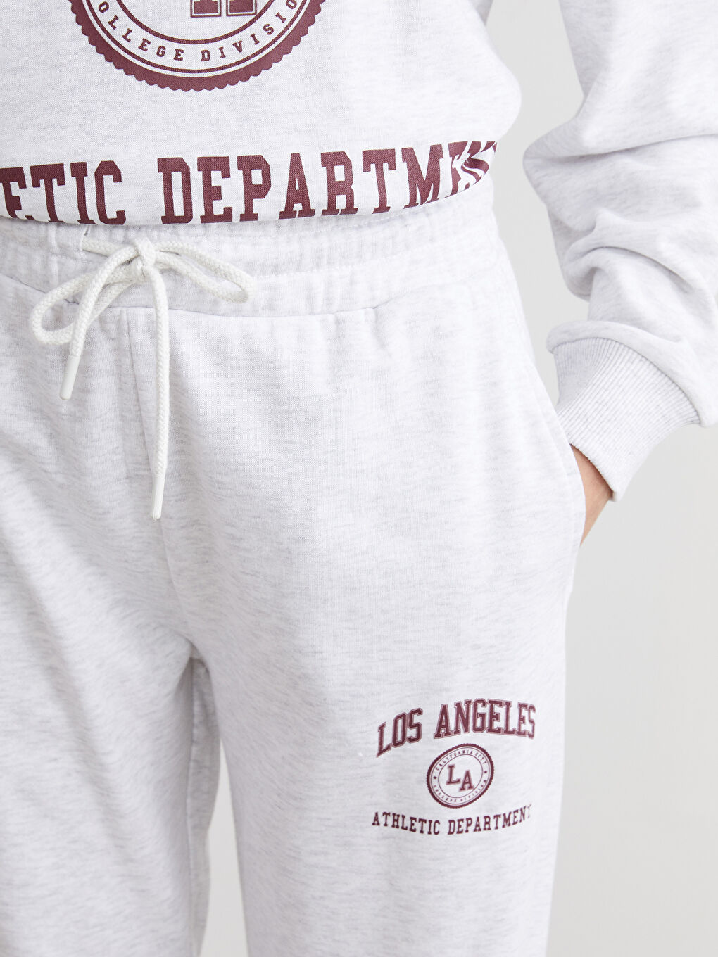XSIDE Elastic Waist Los Angeles Printed Women's Jogger Sweatpants -W54730Z8-CY9