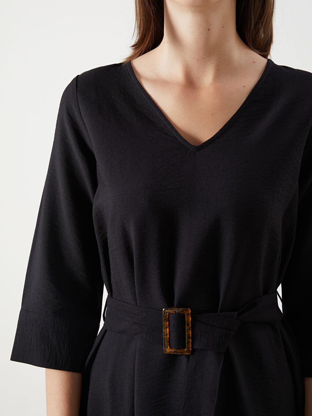LCW Comfort Woman BLACK Dress -W54734Z8-CVL