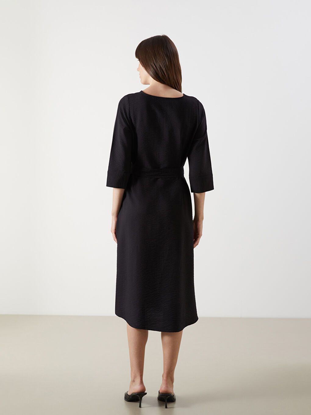 LCW Comfort Woman BLACK Dress -W54734Z8-CVL
