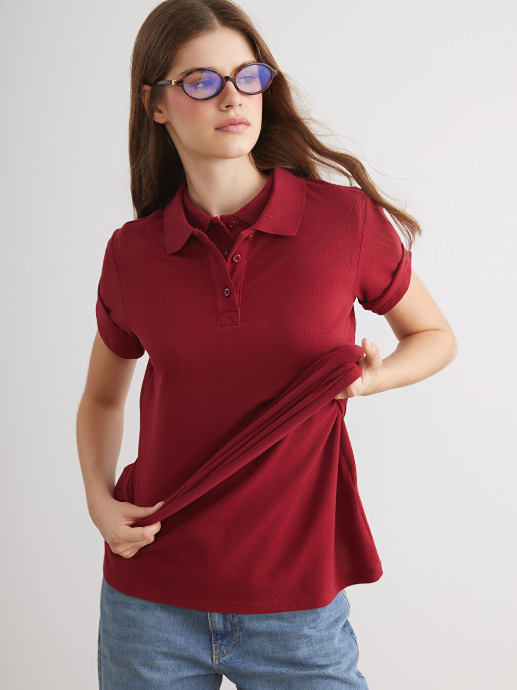 Polo Neck Women's T-Shirt