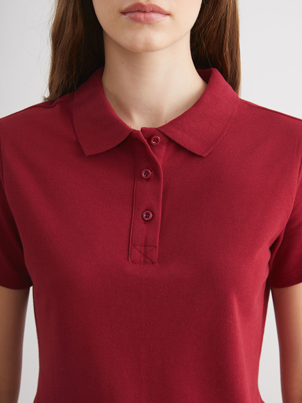 Polo Neck Women's T-Shirt-2