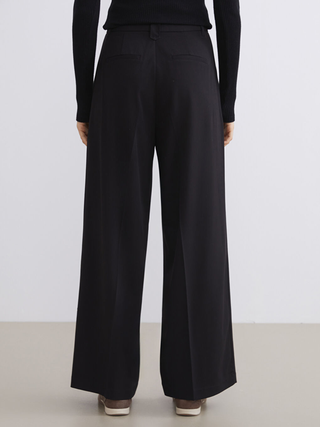 XSIDE Loose Fit Wide Leg Women's Trousers -W54737Z8-CVL