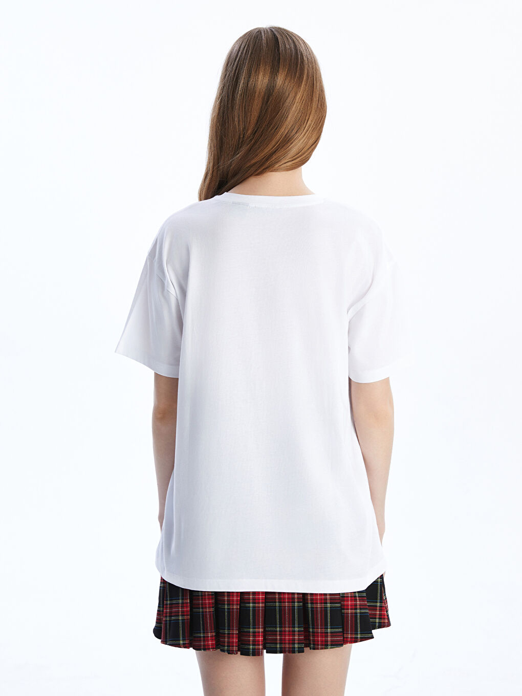 XSIDE Crew Neck Mickey Mouse Printed Women's T-Shirt -W54739Z8-Q6K