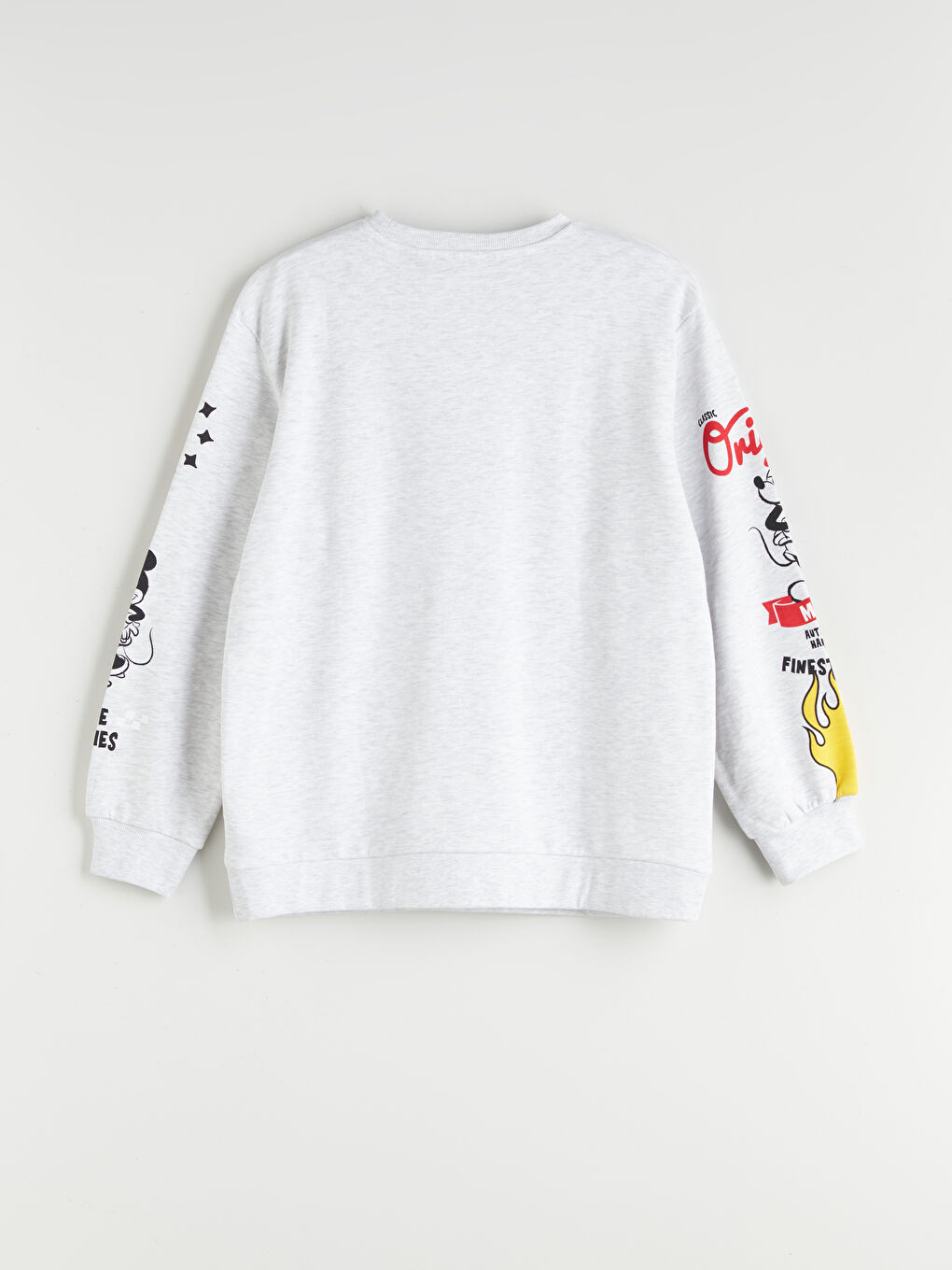 XSIDE Crew Neck Mickey Mouse Printed Women's Sweatshirt -W54741Z8-LAL