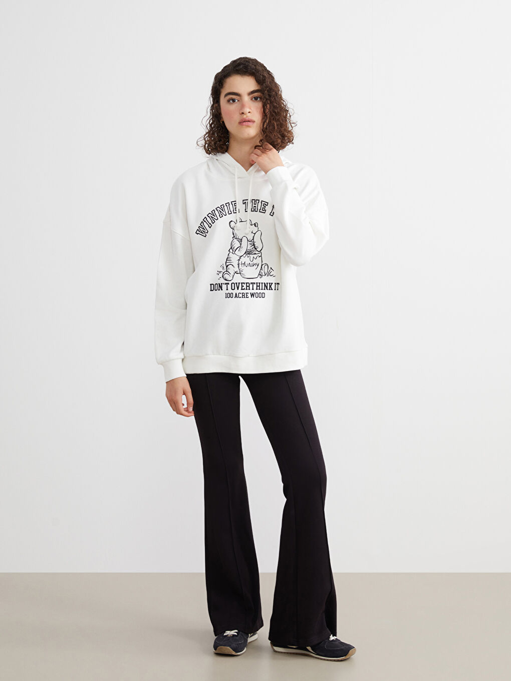 Woman ECRU Hoodie-1