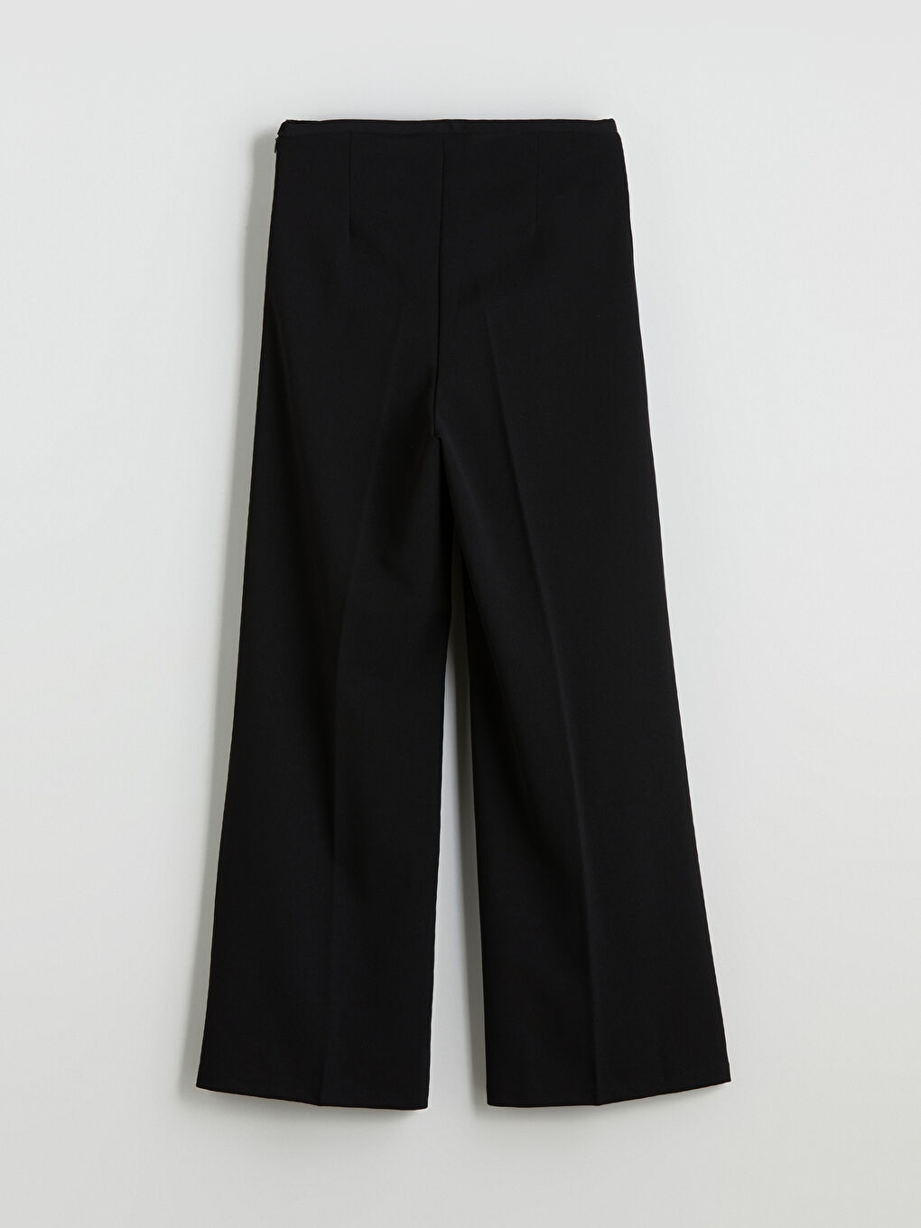 Pantalon à Taille Élastiquée à Jambe Large pour Femmes-5