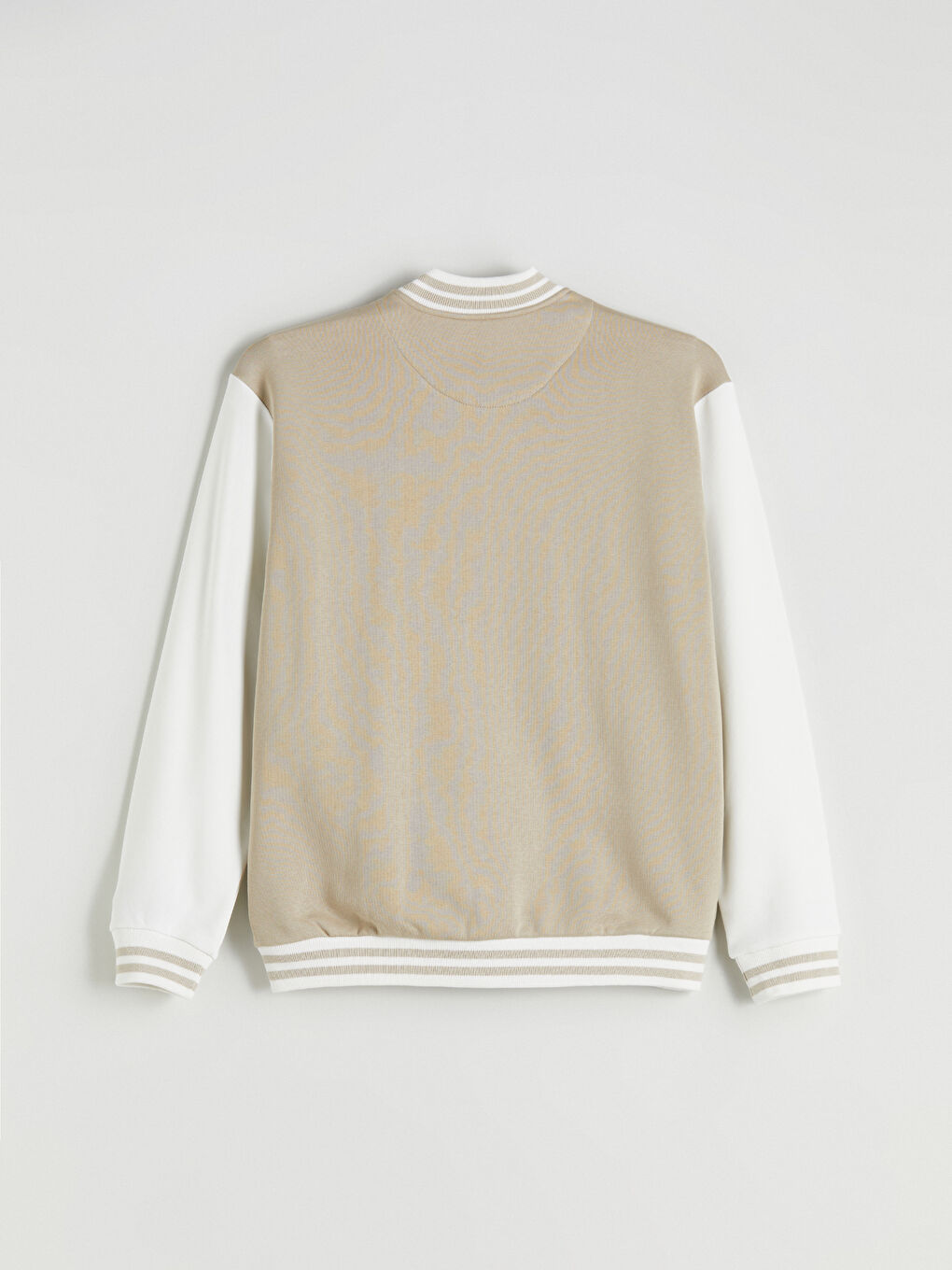 Man BEIGE Bomber Jacket-6