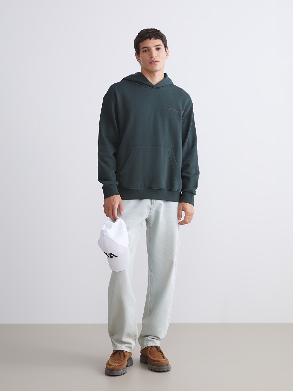 Long Sleeve Printed Men's Hoodie-1