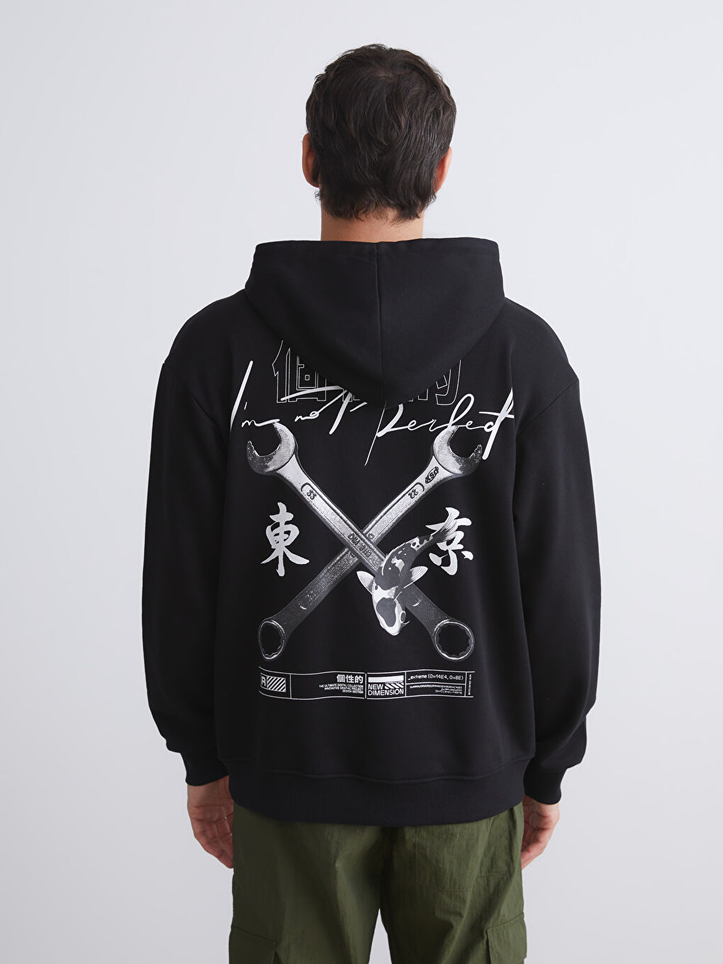 Long Sleeve Printed Men's Hoodie-3