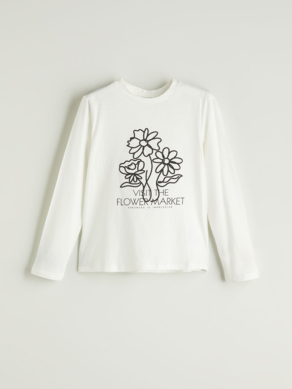 LCW Kids Crew Neck Girls' T-Shirt Set (2 Pieces) -W54769Z4-R9J