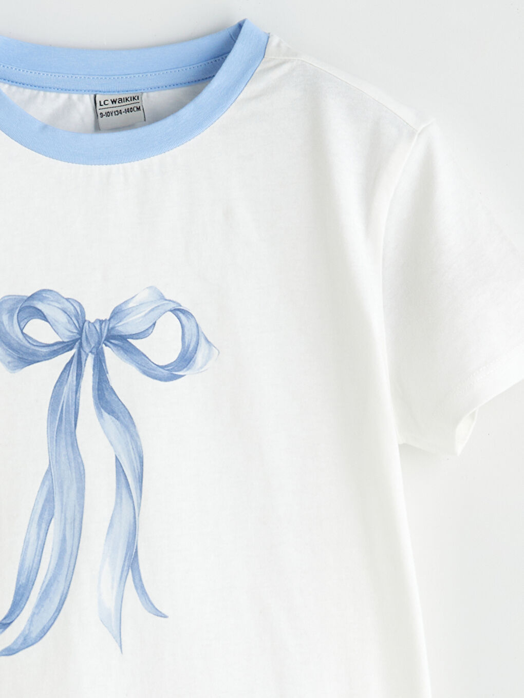 LCW Kids Crew Neck Girls' T-Shirt Set (2 Pieces) -W54772Z4-R9J