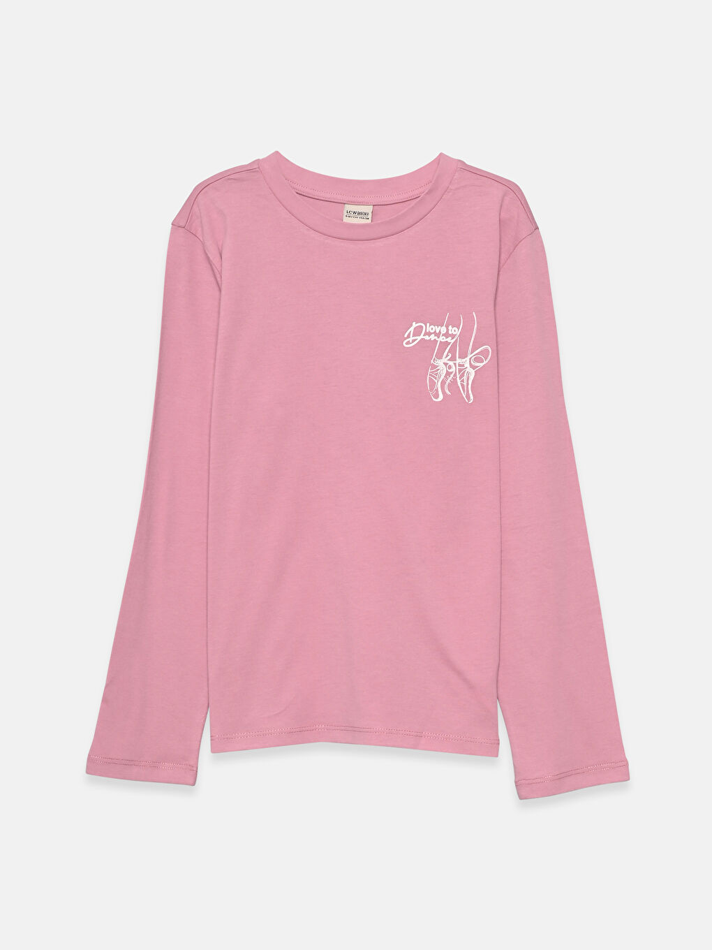 Crew Neck Printed Girls' T-Shirt 2 Pack-1