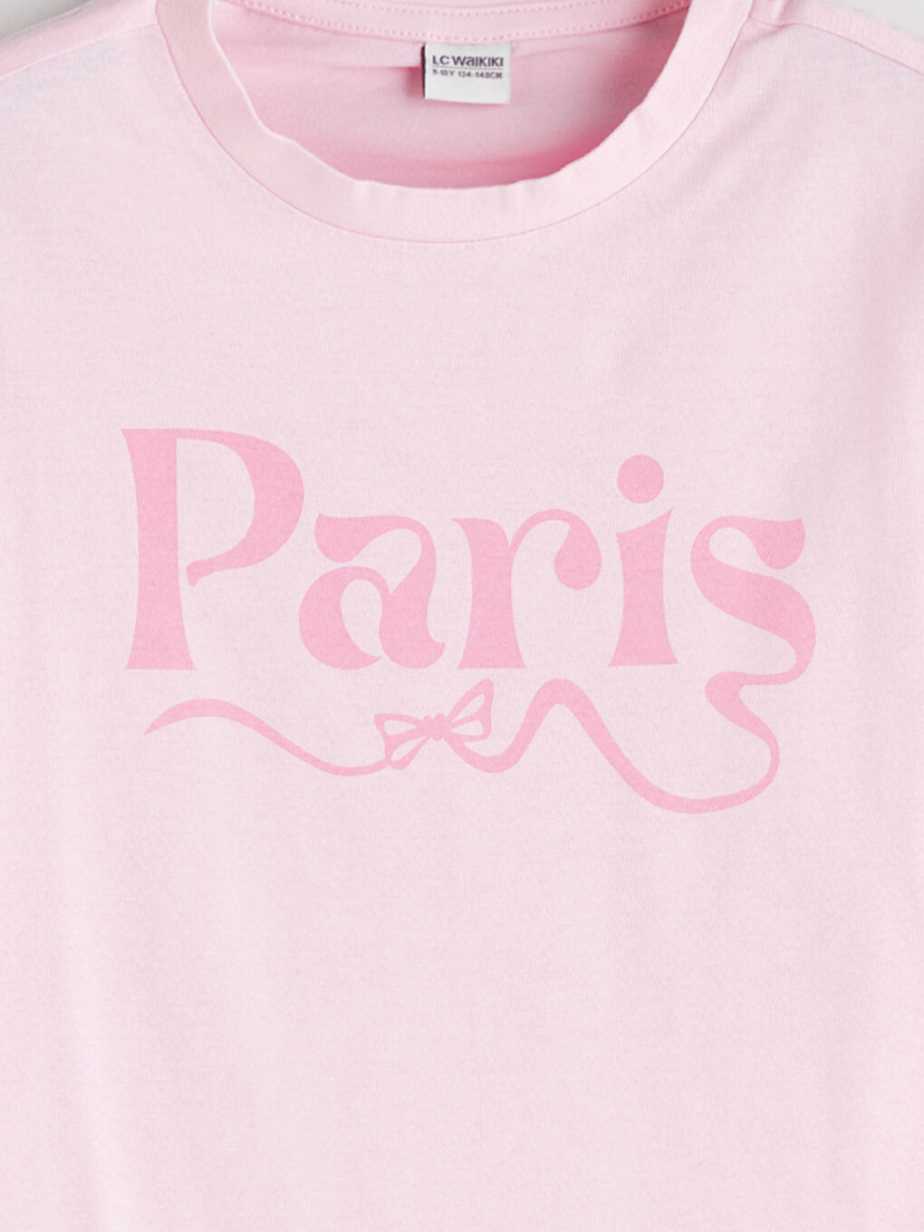LCW Kids Crew Neck Girls' T-Shirt Set (2 Pieces) -W54778Z4-FZ7