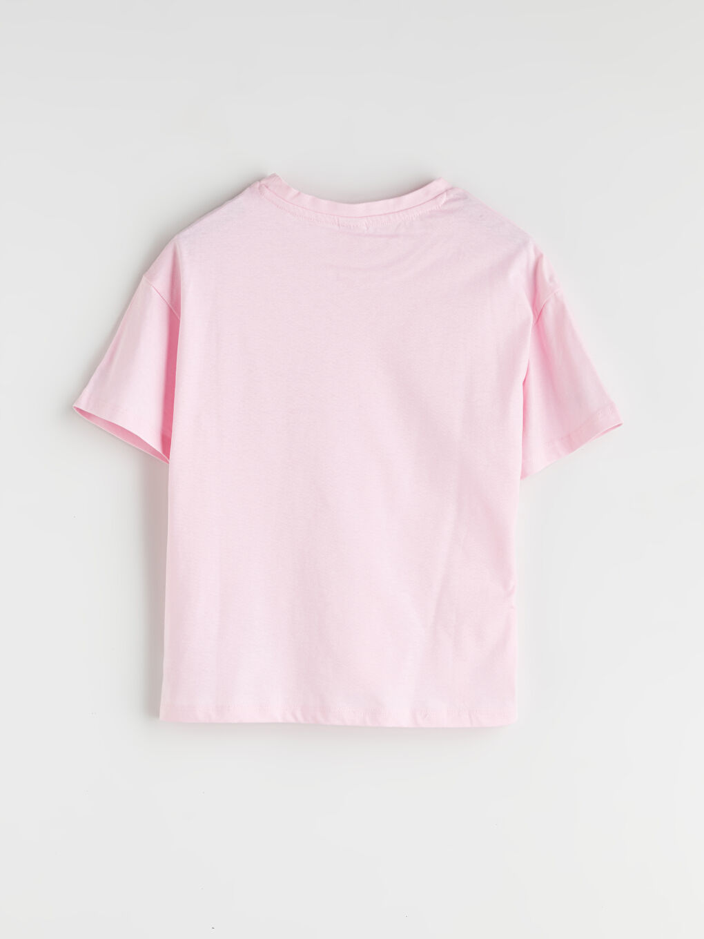 LCW Kids Crew Neck Girls' T-Shirt Set (2 Pieces) -W54778Z4-FZ7