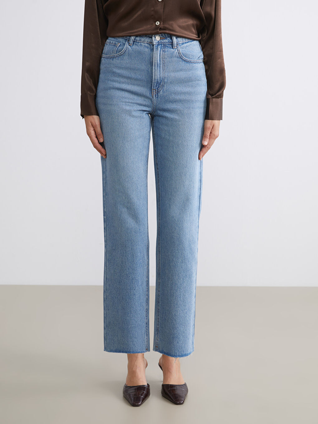 LCW Jeans Straight Fit Women's Jeans -W54780Z8-507