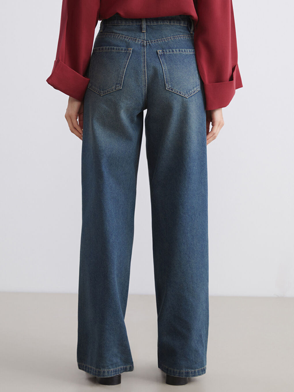 LCW Jeans Ženske farmerke širokog kroja -W54787Z8-JVU