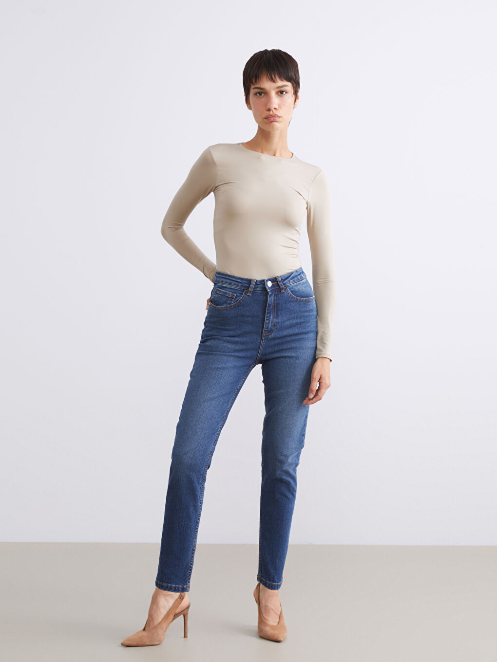 LCW Jeans Slim Mom Women's Jeans -W54789Z8-309