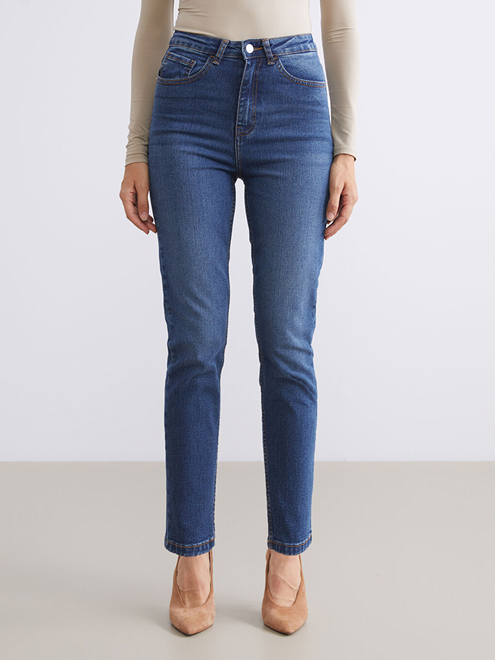 LCW Jeans Slim Mom Women's Jeans -W54789Z8-309