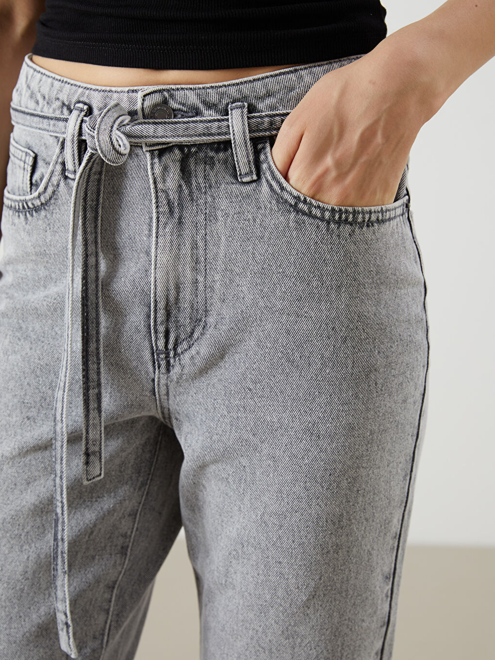 LCW Jeans Жена Сиво Дънки -W54791Z8-GRD