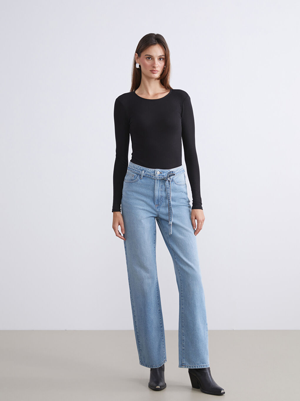 LCW Jeans Straight Fit Women's Jeans -W54792Z8-507