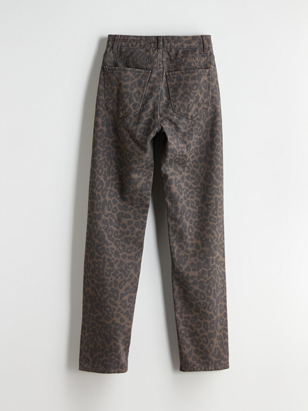 LCW Jeans Straight Fit Leopard Print Women's Jeans -W54793Z8-HDT