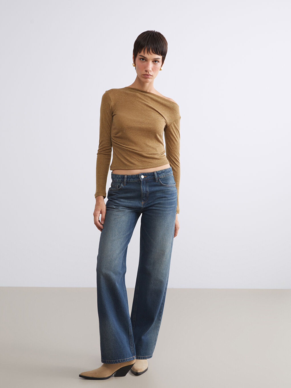 LCW Jeans Wideleg Women's Jeans -W54796Z8-JVV