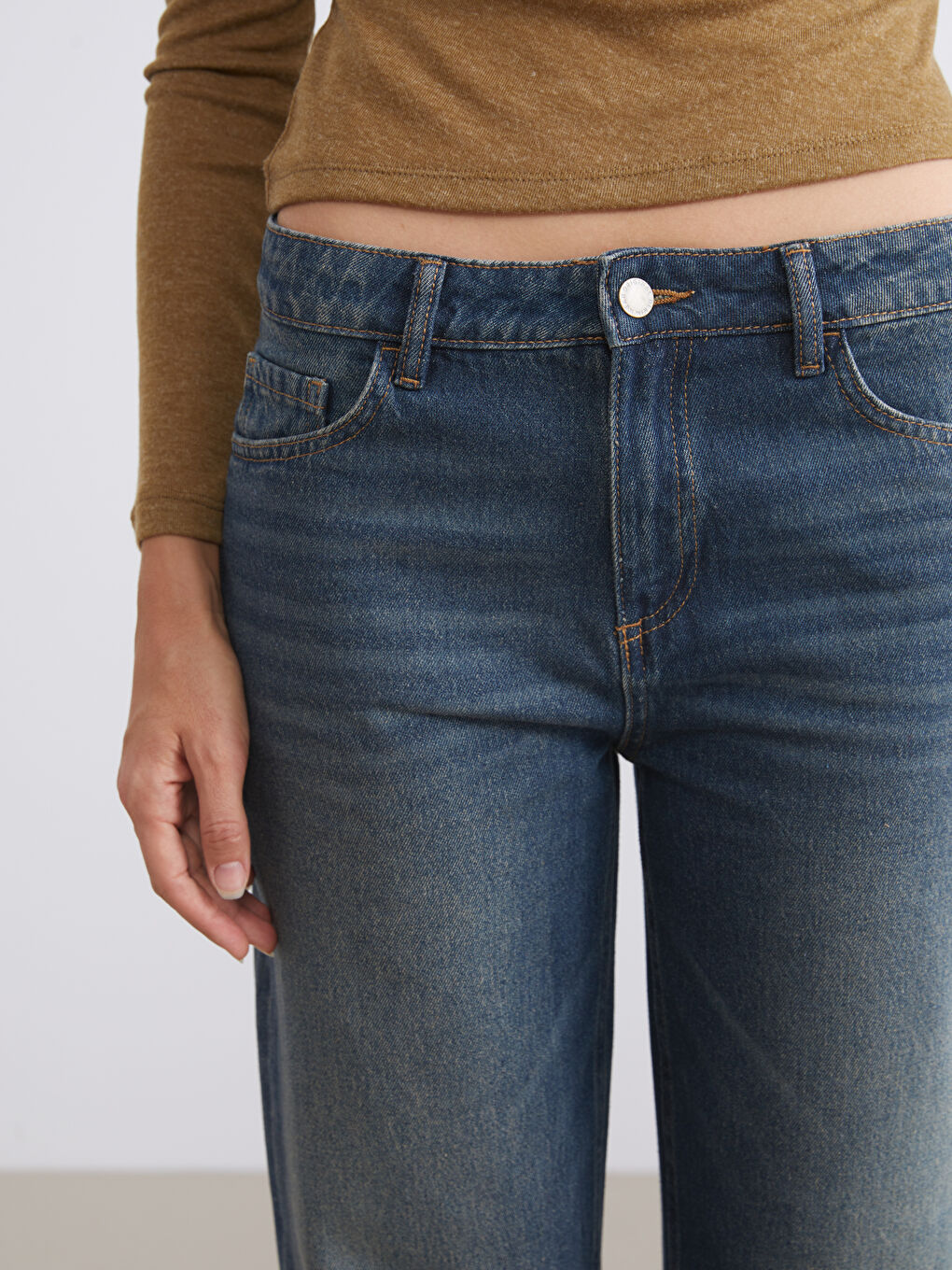 LCW Jeans Wideleg Women's Jeans -W54796Z8-JVV