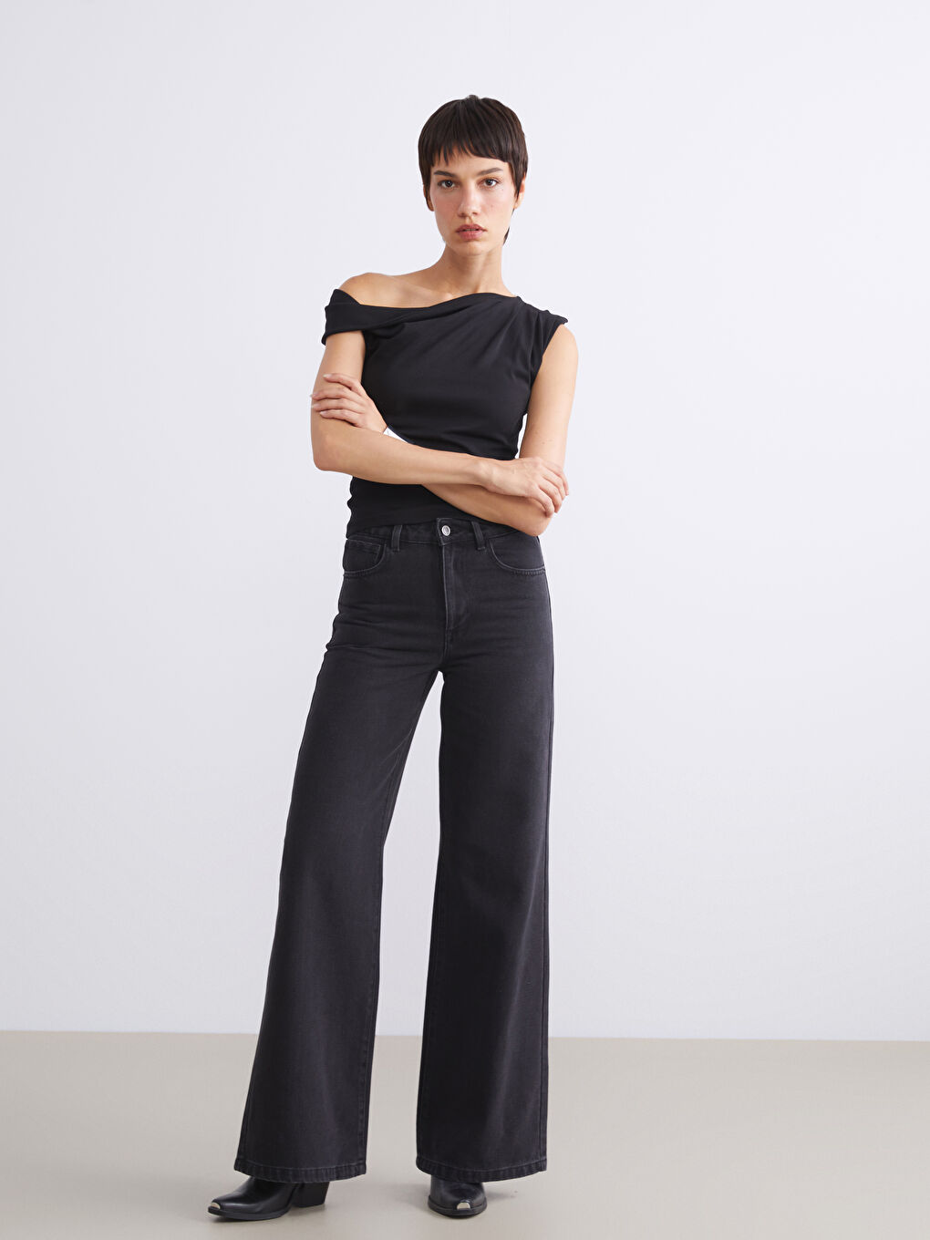 LCW Jeans Wideleg Women's Jeans -W54797Z8-327