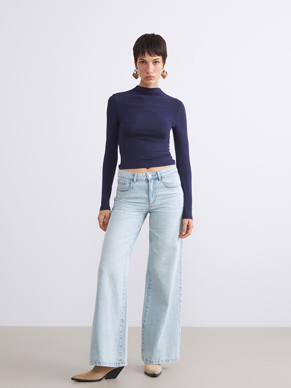 LCW Jeans Wideleg Women's Jeans -W54798Z8-869