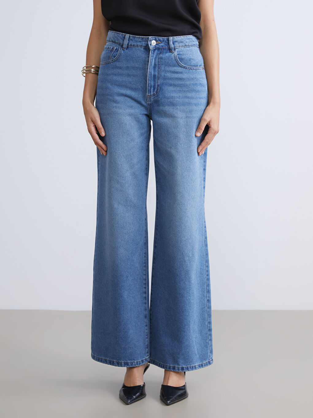 LCW Jeans Wideleg Women's Jeans -W54799Z8-507