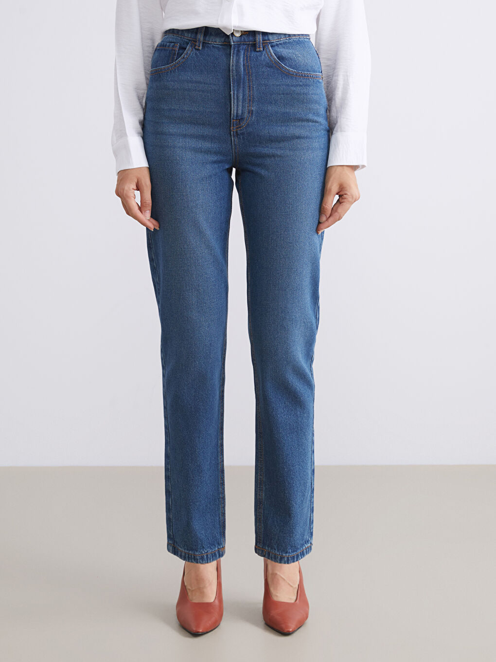 LCW Jeans Mom Fit Women's Jeans -W54817Z8-507