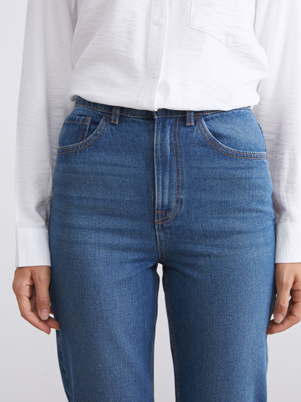 LCW Jeans Mom Fit Women's Jeans -W54817Z8-507