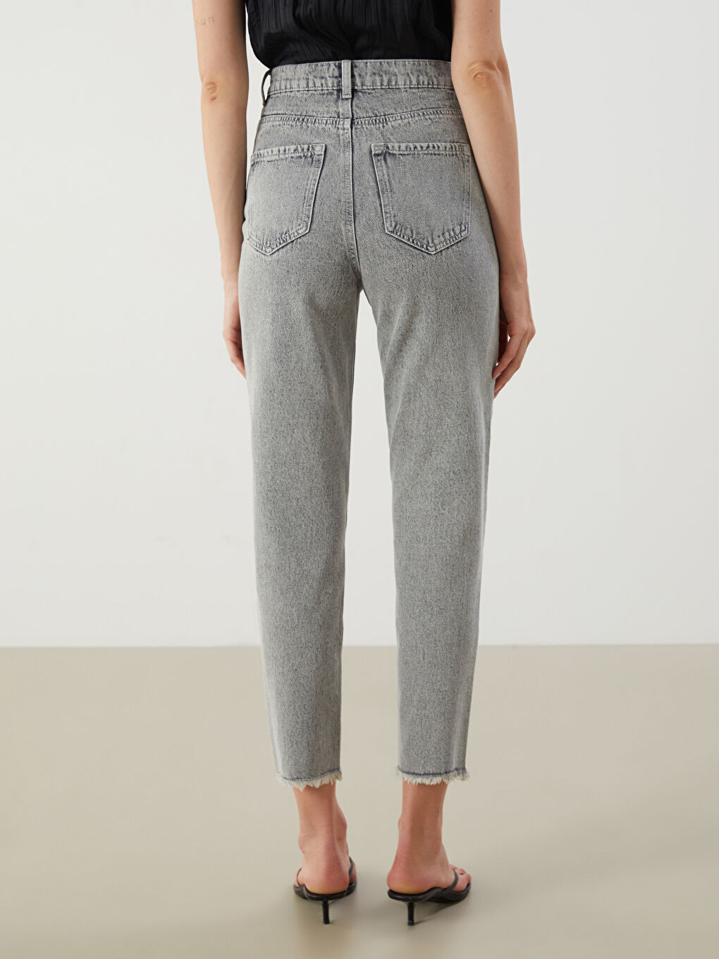 LCW Jeans Mom Fit Women's Jeans -W54818Z8-GRD