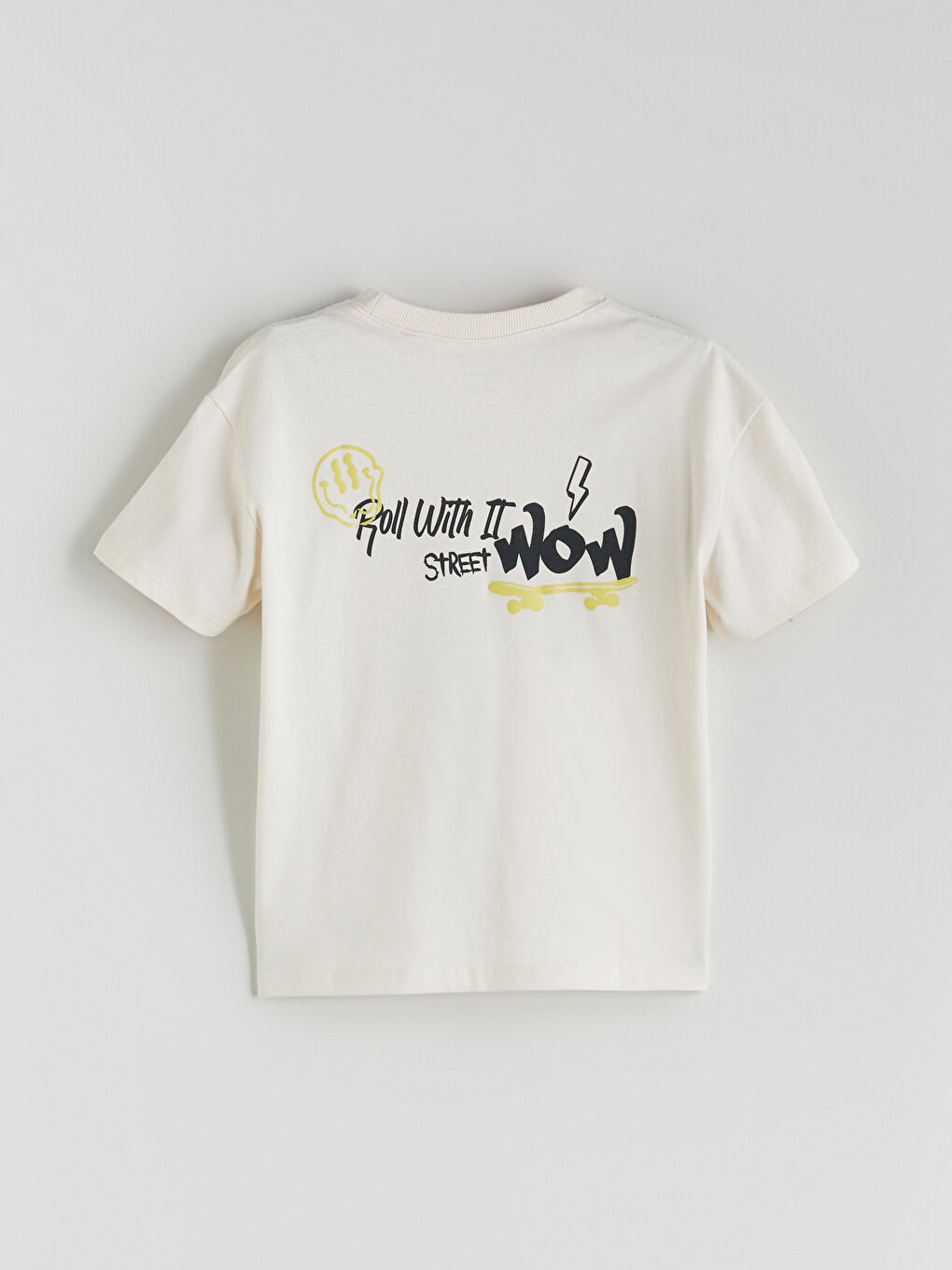 LCW Kids Crew Neck Printed Boys' T-Shirt -W54831Z1-QVK
