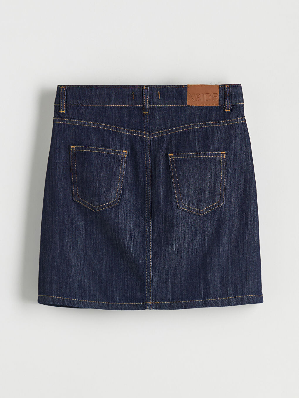 XSIDE Slim Fit Mini Denim Skirt -W54841Z8-CWU